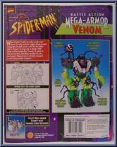 Venom from Spider-Man - Mega Armor manufactured by Toy Biz [Back]
