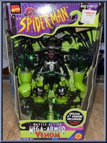 Venom from Spider-Man - Mega Armor manufactured by Toy Biz [Front]