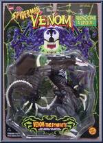 Venom the Symbiote from Spider-Man - Venom - Along Came a Spider manufactured by Toy Biz [Front]