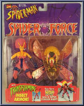 Wasp from Spider-Man - Spider Force manufactured by Toy Biz [Front]