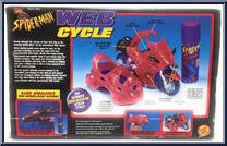 Web Cycle from Spider-Man - Vehicles manufactured by Toy Biz [Back]