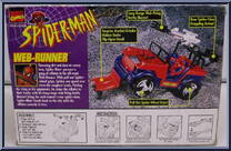 Web Runner from Spider-Man - Vehicles manufactured by Toy Biz [Back]