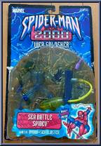 Spidey (Sea Battle) from Spider-Man - Web Splashers - Series 2000 - 2 manufactured by Toy Biz [Front]