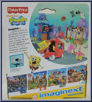 Spongebob & Sandy from Spongebob Squarepants - Imaginext manufactured by Fisher-Price [Back]