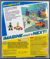 Squidward (Pirate) & Mr. Krabs from Spongebob Squarepants - Imaginext manufactured by Fisher-Price [Back]