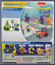 Superhero Spongebob & Superhero Patrick from Spongebob Squarepants - Imaginext manufactured by Fisher-Price [Back]