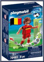 Soccer Player (Belgium) from Sports & Action - Basic Series manufactured by Playmobil [Front]