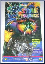 Robotic Warrior and Jet Play Set from Star Fighter - Basic Series manufactured by Chap Mei [Front]