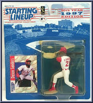 Deion Sanders from Starting Lineup - Baseball - 1997 Series manufactured by Kenner [Front]
