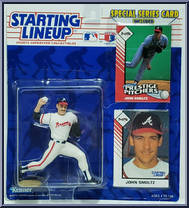 John Smoltz from Starting Lineup - Baseball - 1993 Series manufactured by Kenner [Front]