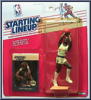Alex English from Starting Lineup - Basketball - 1988 Series manufactured by Kenner [Front]