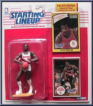 Clyde Drexler from Starting Lineup - Basketball - 1990 Series manufactured by Kenner [Front]