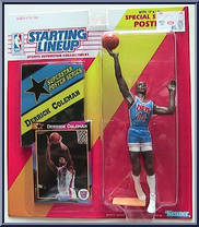 Derrick Coleman from Starting Lineup - Basketball - 1992 Series manufactured by Kenner [Front]