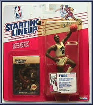John Williams from Starting Lineup - Basketball - 1988 Series manufactured by Kenner [Front]