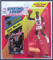 Karl Malone from Starting Lineup - Basketball - 1992 Series manufactured by Kenner [Front]