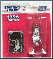 Karl Malone from Starting Lineup - Basketball - 1996 Series manufactured by Kenner [Front]