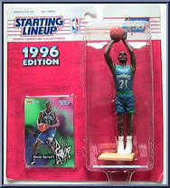 Kevin Garnett from Starting Lineup - Basketball - 1996 Series manufactured by Kenner [Front]