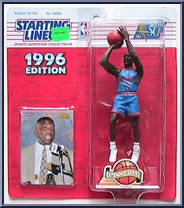Larry Johnson from Starting Lineup - Basketball - 1996 Series manufactured by Kenner [Front]