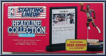 Magic Johnson from Starting Lineup - Basketball - Headline Collection - 1992 manufactured by Kenner [Front]