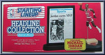 Michael Jordan from Starting Lineup - Basketball - Headline Collection - 1992 manufactured by Kenner [Front]