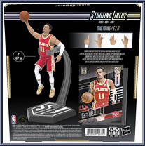 Trae Young from Starting Lineup - Basketball - Basic Series manufactured by Hasbro [Back]