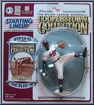 Satchel Paige from Starting Lineup - Cooperstown Collection - 1995 Series manufactured by Kenner [Front]