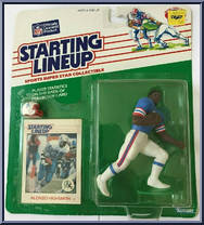 Alonzo Highsmith from Starting Lineup - Football - 1988 Series manufactured by Kenner [Front]