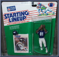Anthony Carter from Starting Lineup - Football - 1988 Series manufactured by Kenner [Front]