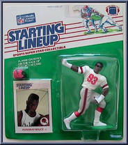 Aundray Bruce from Starting Lineup - Football - 1988 Series manufactured by Kenner [Front]