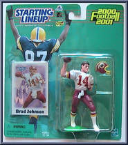 Brad Johnson from Starting Lineup - Football - 2000 Series manufactured by Kenner [Front]