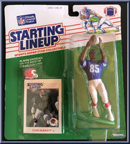 Chris Burkett from Starting Lineup - Football - 1988 Series manufactured by Kenner [Front]
