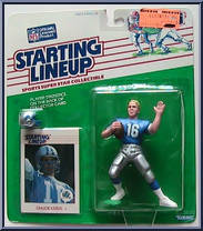 Chuck Long from Starting Lineup - Football - 1988 Series manufactured by Kenner [Front]