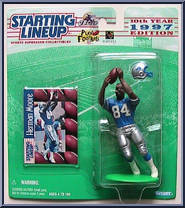 Herman Moore from Starting Lineup - Football - 1997 Series manufactured by Kenner [Front]