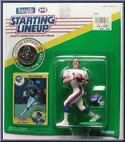 Jeff Hostetler from Starting Lineup - Football - 1991 Series manufactured by Kenner [Front]