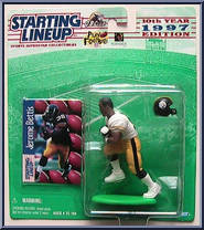 Jerome Bettis from Starting Lineup - Football - 1997 Series manufactured by Kenner [Front]