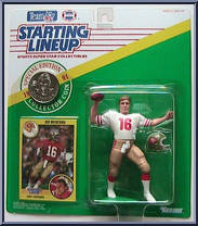 Joe Montana from Starting Lineup - Football - 1991 Series manufactured by Kenner [Front]