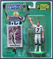 John Elway (Commemorative) from Starting Lineup - Football - 2000 Series manufactured by Kenner [Front]