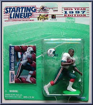 Karim Abdul-Jabbar from Starting Lineup - Football - 1997 Series manufactured by Kenner [Front]