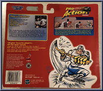 Martin Brodeur from Starting Lineup - Pro Action - Hockey - Deluxe manufactured by Kenner [Back]
