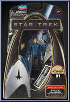 Spock (Enterprise Uniform) from Star Trek - 2009 Movie - Galaxy Collection [3 3/4"] manufactured by Playmates [Front]