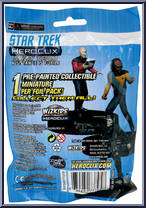 Klingon Crewman from Star Trek - HeroClix - Away Team: Next Generation manufactured by WizKids [Back]