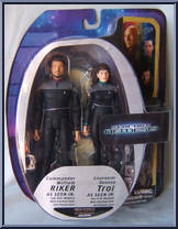 Riker / Troi (Nemesis) from Star Trek - Next Generation - Exclusives manufactured by Diamond Select [Front]