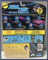 Data (Romulan) from Star Trek - Next Generation - Series 3 manufactured by Playmates [Back]