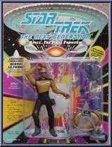 Lieutenant Commander Geordi LaForge from Star Trek - Next Generation - Series 1 manufactured by Playmates [Front]
