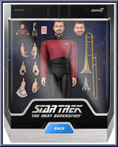 Riker from Star Trek - Next Generation - Ultimates manufactured by Super7 [Front]
