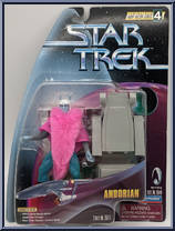 Andorian from Star Trek - Warp Factor - Series 4 manufactured by Playmates [Front]