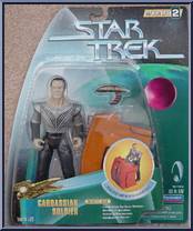 Cardassian Soldier from Star Trek - Warp Factor - Combat Action manufactured by Playmates [Front]