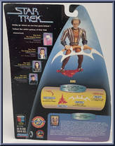 Kang from Star Trek - Warp Factor - Series 4 manufactured by Playmates [Back]