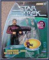 Commander William Riker from Star Trek - Warp Factor - Combat Action manufactured by Playmates [Front]
