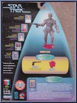Swarm Alien from Star Trek - Warp Factor - Series 2 manufactured by Playmates [Back]